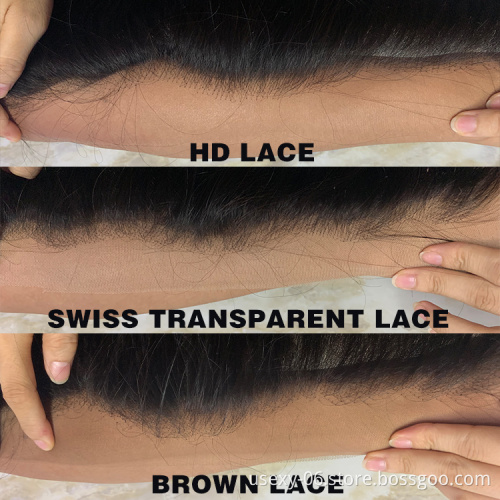 New Arrival Transparent HD Lace Frontal, Ear to Ear Swiss Lace Frontal with Baby Hair,HD 13x4 13x6 Lace Frontal